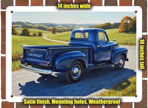 Metal sign 1953 chevrolet - metal,