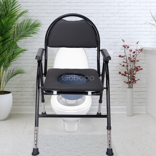 Steel commode chair - steel,