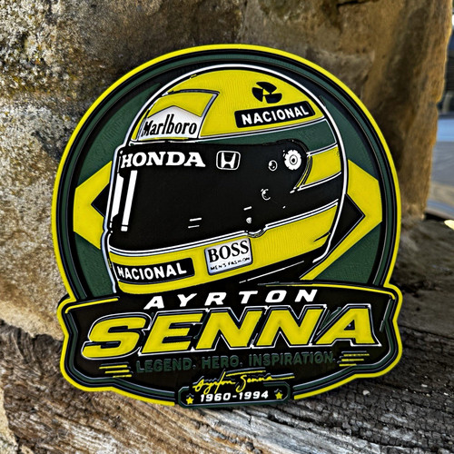 Ayrton senna helmet - ayrton,