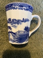 Ringtons Blue & White Willow Pattern Cup Wade Ceramics Good Condition