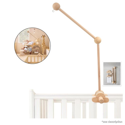 Baby mobile hanger wooden - hanger, cot