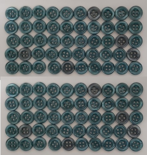 100 vintage buttons hole - 100, 4