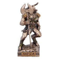 Minotaur Figure Statue Painted
