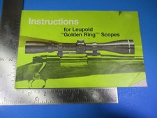 Vintage Instructions For