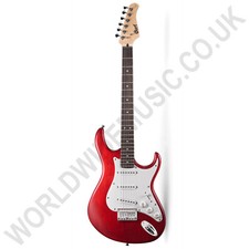 Cort G100 OPBC G-Series Electric Guitar with Open Pore Black Cherry finish.