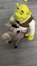 Dreamworks Shrek Plush Bundle Small Shrek And Donkey Plush Toys