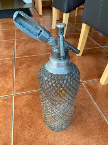 Old vintage glass soda - vintage, syphon