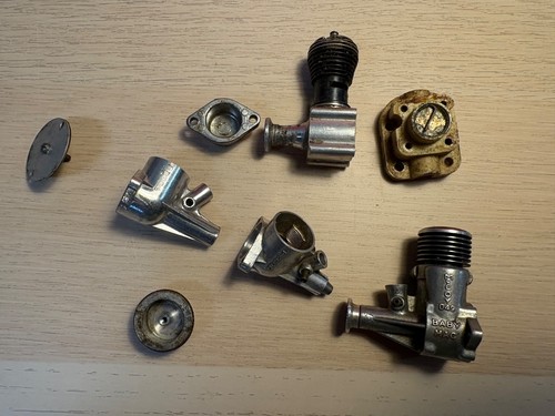 Model airplane engine - engine, parts