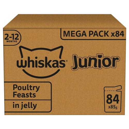 85g whiskas 2 12mos - 84, x