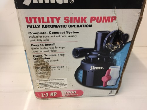 Simer 2935b utility sink - simer,