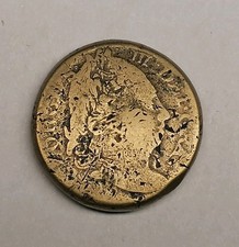 George III Guinea Coin Weight, 1775, Brass