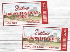 Butlins Ticket, Birthday or