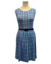 Ladies Tartan Print Skater