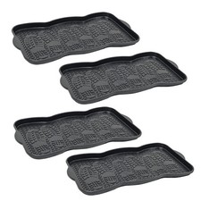 Multi Purpose Plastic Shoe Tray Wellies Boots Garden Plants Pet Home Door Tray