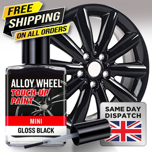 Mini gloss black alloy - black, wheel