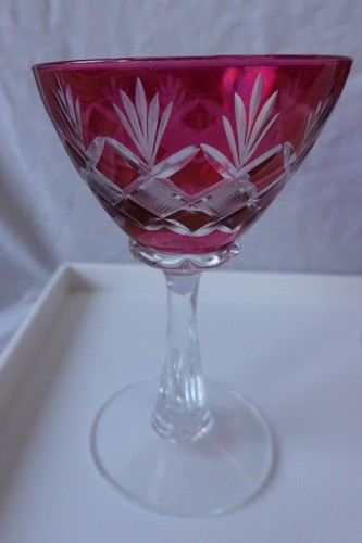 Vintage set cranberry - set,
