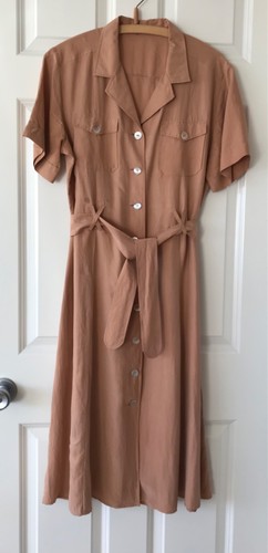 Vintage 100 silk shirt - 100%, dress
