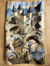 A1 Optical illusion building Poster