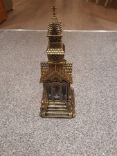 light up Church, snow globe with choir inside. 14 inches high. 