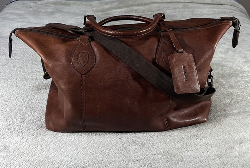 Barbour brown leather - barbour, travel