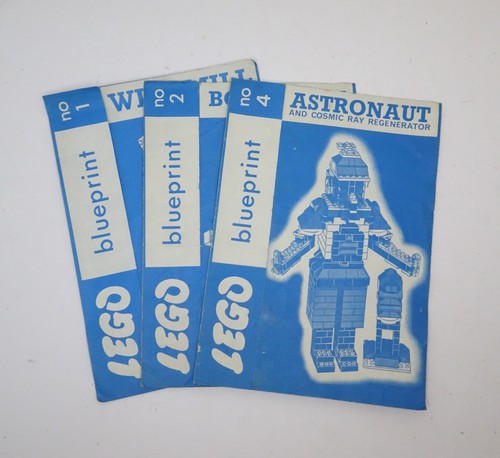 Vintage lego 1960 - vintage, blueprints