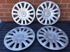 x4 Citroen 14" Wheel Trims Genuine Original C1 C2 C3 Hub Cap