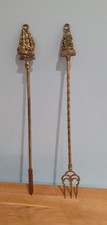Vintage Brass Fire Poker and