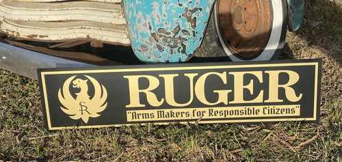 Ruger firearms dealer sign - ruger,