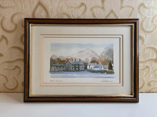 Vintage winter grasmere print - winter,