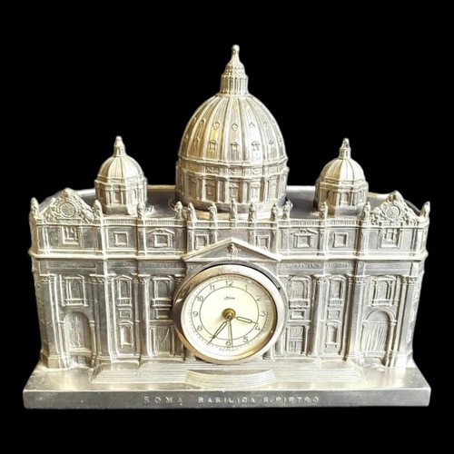 Vintage figural clock - vintage,