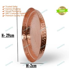 Copper Plate Hammered Design