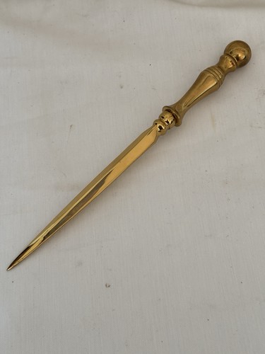 Brass letter opener good - letter,