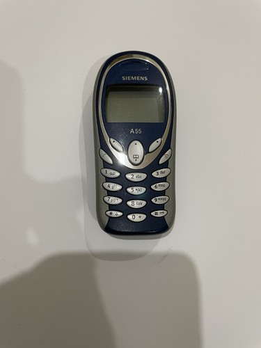 Siemens a55 blue mobile - a55,