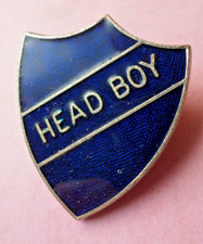 Metal blue enamel Head Boy