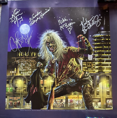 Derek riggs signed - signed, iron