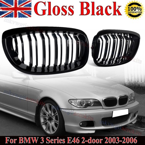 Gloss black dual slat front - black,