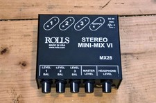 Rolls MX28 Mini-Mix VI Stereo Mixer