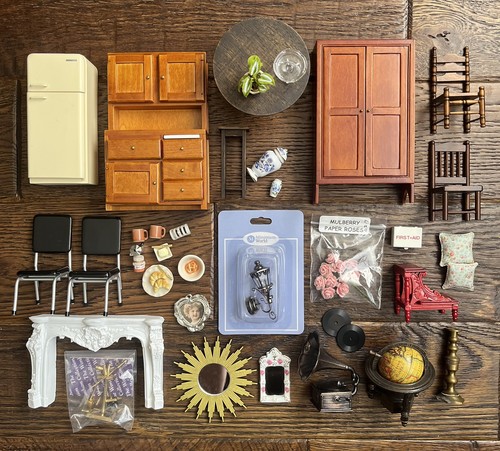 Dolls house job lot - dolls,