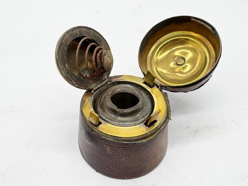 Antique old inkwell travelling - antique,