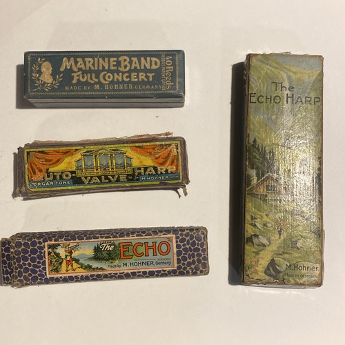 Vintage hohner harmonica lot - hohner,