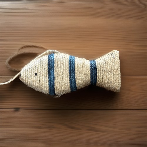 Nautical rope wall hanging - nautical,