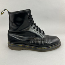 Dr. Martens 1460 Black Leather 8-Holes Chukka Combat Gothic Punk Boots US11 UK10