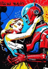 A3 Pop Art Retro Cyberpunk