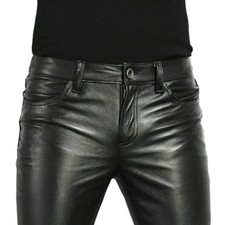 Choice PU Leather Pants Men's