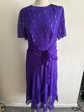 LK BENNETT purple flex print