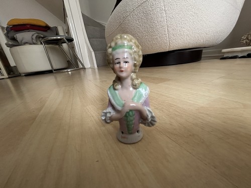Vintage large half doll pin - large,