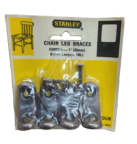Vintage stanley chair leg - stanley, 1"