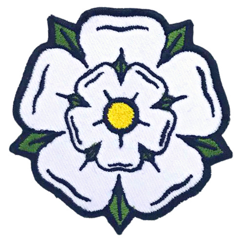 Yorkshire rose white - rose, jeans
