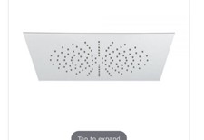 Vado SKY Square Ceiling Mounted Shower Head 350mm - Chrome - NEW 