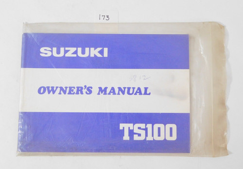 1981 genuine oem suzuki ts100 - genuine,